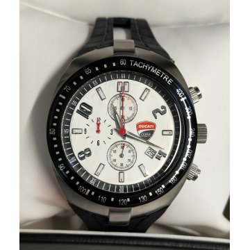 DUCATI Corse OROLOGIO POLSO Sport CHRONO quartz Vintage Wrist Watch NEW in BOX