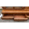 ANTICA CREDENZA ART DECO ANNI 30/40 VETRINA ARMADIO SIDEBOARD LEGNO RADICA VETRO