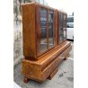 ANTICA CREDENZA ART DECO ANNI 30/40 VETRINA ARMADIO SIDEBOARD LEGNO RADICA VETRO