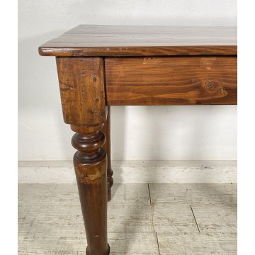 ANTICO PICCOLO SCRITTOIO LUIGI FILIPPO SCRIVANIA CASSETTO LEGNO NOCE 1800 DESK