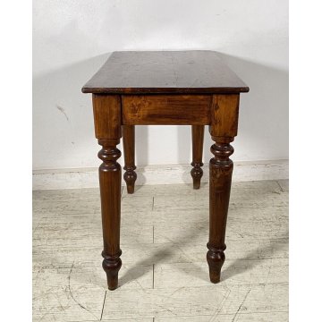 ANTICO PICCOLO SCRITTOIO LUIGI FILIPPO SCRIVANIA CASSETTO LEGNO NOCE 1800 DESK