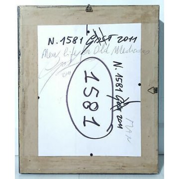 QUADRO GIORGIO GOST ASTRATTO DESIGN POP ART NEW LIFE FOR OLD MEDICINE RESINA