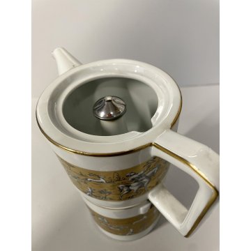 MACCHINETTA CAFFE VINTAGE da 2-6 CERAMICA MOKA BP&F Ballarini Rivarolo Montovano