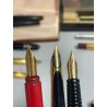LOTTO 12pz PENNE WATERMAN AURORA PELIKAN PARKER FOUNTAIN PEN BALLPOINT DORATA