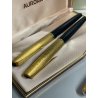 LOTTO 12pz PENNE WATERMAN AURORA PELIKAN PARKER FOUNTAIN PEN BALLPOINT DORATA