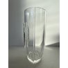 VASO CRISTALLO a TASCA DECORO SBALZO LAMINA ARGENTATA CRYSTAL VINTAGE VASE '900
