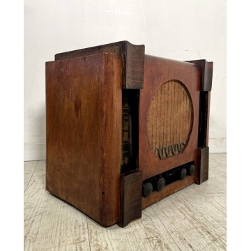 RARA ANTICA RADIO Radiomarelli "Tamiri Lusso" Tipo 20 ART DECO' LEGNO EPOCA 1930