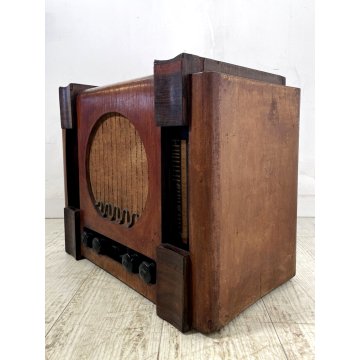 RARA ANTICA RADIO Radiomarelli "Tamiri Lusso" Tipo 20 ART DECO' LEGNO EPOCA 1930