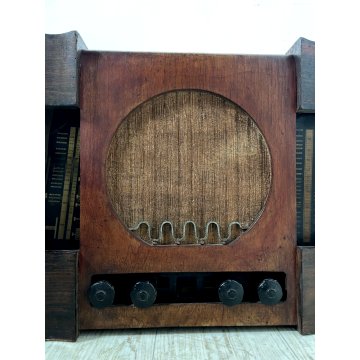 RARA ANTICA RADIO Radiomarelli "Tamiri Lusso" Tipo 20 ART DECO' LEGNO EPOCA 1930