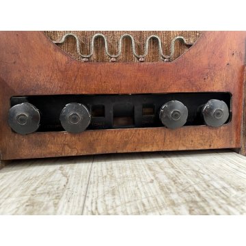 RARA ANTICA RADIO Radiomarelli "Tamiri Lusso" Tipo 20 ART DECO' LEGNO EPOCA 1930