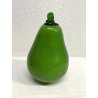 FRUTTA VETRO SOFFIATO Murano PERA verde DECORATIVA ORTAGGI FRUIT GLASS ø 8,5 cm