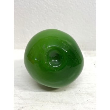 FRUTTA VETRO SOFFIATO Murano PERA verde DECORATIVA ORTAGGI FRUIT GLASS ø 8,5 cm