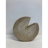 VASO DESIGN TRAVERTINO SCULTURA VINTAGE SERGIO ASTI UP & UP ECCENTRICO MARMO 