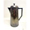 ANTICA CARAFFA TERMICA IN METALLO ARGENTATO "Isola" TERMAL COFFEE POT ART DECO'