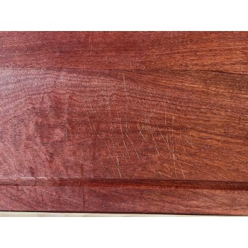 VASSOIO con TAGLIERE LEGNO PRESE METALLO DEGUSTAZIONE FORMAGGI SALUMI 60x36 cm