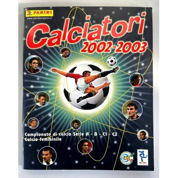 ALBUM FIGURINE CALCIATORI 2002 - 2003 PANINI COMPLETO NO aggiornamenti