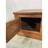 COMODINO CASSAPANCA RUSICO LEGNO CASSETTO ANTA CAMERA DA LETTO SALOTTO STIPO