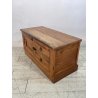 COMODINO CASSAPANCA RUSICO LEGNO CASSETTO ANTA CAMERA DA LETTO SALOTTO STIPO