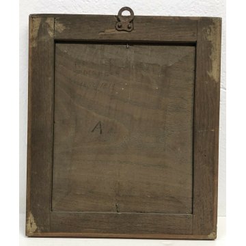 ANTICO QUADRO PER SODERMARK DIPINTO OLIO TAVOLA 1800 EPOCA RITRATTO CORNICE OLD 
