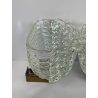 COPPIA APPLIQUE BAROVIER & TOSO VETRO MURANO ANNI 30 ITALIA ART DECO LAMPADA