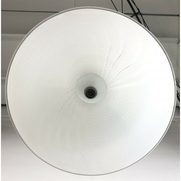 LAMPADARIO DESIGN PLAFONIERA ANNI 80 VETRO MURANO SOSPENSIONE VINTAGE OLD