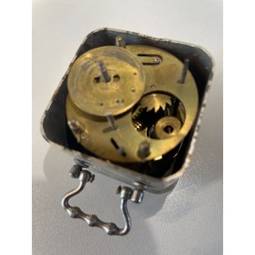 ANTICO OROLOGIO tavolo OFFICIER PENDULETTE Sveglia Viaggio DESK CLOCK officielle