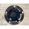COPPIA SGABELLO CINESE IN LEGNO EBANIZZATO INTARSIATO MADREPERLA NERO CESELLATO