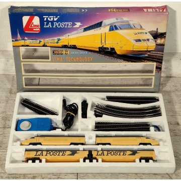 LIMA Technology TGV La Poste + binari EXTRA Locomotiva Elettrica scala H0 treno