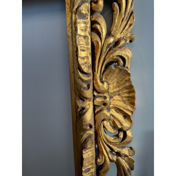 ANTICA CORNICE DORATA BAROCCO LEGNO SCOLPITO 33 cm x 43 cm EPOCA '900 quadro old