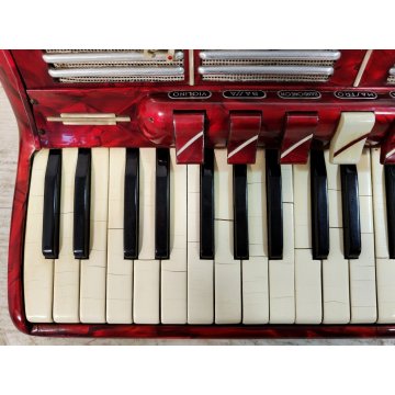 ANTICA FISARMONICA Bertone & Locatelli 96 BASSI epoca '900 STRUMENTO MUSICALE