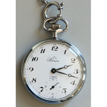 ANTICO OROLOGIO TASCA Perseo FS Ferrovie EPOCA anni 60 OLD Railroad POCKET WATCH