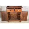 ANTICA CREDENZA BUFFET 2 CASSETTI 4 ANTE PRIMI 900 LEGNO VETRINA DISPENSA