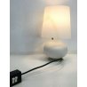ABAT JOUR FONTANA ARTE LAMPADA TAVOLO DESIGN ANNI 50 MILANO LAMP METALLO VETRO 