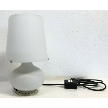 ABAT JOUR FONTANA ARTE LAMPADA TAVOLO DESIGN ANNI 50 MILANO LAMP METALLO VETRO 