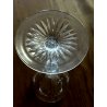 SET 10 CALICE ACQUA CRISTALLO MOLATO BOHEMIAN VINTAGE CRYSTAL GLASS ø 8,2x18 cm