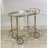 BAR CART DRINKS CARRELLO BAR MID CENTURY DESIGN PORTAVIVANDE 1970 OTTONE ITALY
