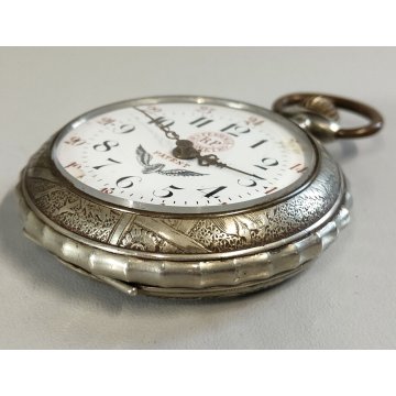 GRANDE ANTICO OROLOGIO TASCA Ferrovia Cronometro BP epoca '900 BIG POCKET WATCH