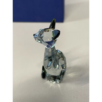 SCULTURA CRISTALLO SWAROVSKY Lovlots House of Cats Ines GATTO SIAMESE CRYSTAL