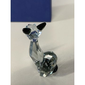 SCULTURA CRISTALLO SWAROVSKY Lovlots House of Cats Ines GATTO SIAMESE CRYSTAL