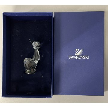 SCULTURA CRISTALLO SWAROVSKY Lovlots House of Cats Ines GATTO SIAMESE CRYSTAL