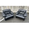 COPPIA POLTRONA Afra & Tobia Scarpa "Coronado" B&B DIVANO SOFA ARMCHAIR ANNI 70