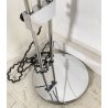 LAMPADA DA TERRA ARCO DESIGN ANNI 70 VINTAGE METALLO LUCE FLOOR LAMP PIANTANA