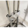 LAMPADA DA TERRA ARCO DESIGN ANNI 70 VINTAGE METALLO LUCE FLOOR LAMP PIANTANA