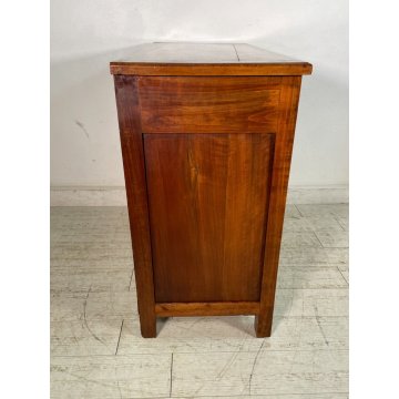 ANTICA CREDENZA NOCE CILIEGIO epoca '900 LEGNO 2 CASSETTI MOBILE COMO ANTA