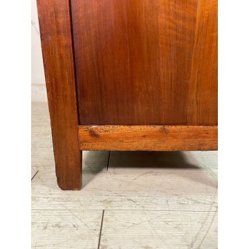 ANTICA CREDENZA NOCE CILIEGIO epoca '900 LEGNO 2 CASSETTI MOBILE COMO ANTA