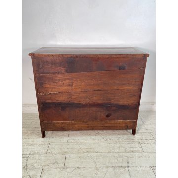 ANTICA CREDENZA NOCE CILIEGIO epoca '900 LEGNO 2 CASSETTI MOBILE COMO ANTA