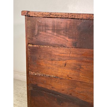 ANTICA CREDENZA NOCE CILIEGIO epoca '900 LEGNO 2 CASSETTI MOBILE COMO ANTA