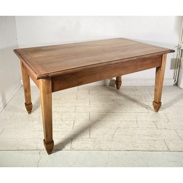 ANTICO TAVOLO PRANZO PRIMI 900 RETTANGOLARE LEGNO 2 CASSETTI OLD TABLE