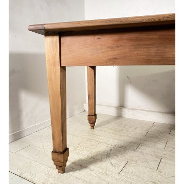 ANTICO TAVOLO PRANZO PRIMI 900 RETTANGOLARE LEGNO 2 CASSETTI OLD TABLE