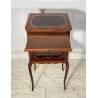 ANTICO COMODINO INGLESE LEGNO 1900 INTARSIATO CAMERA SALOTTO ARMADIO ETAGERE OLD